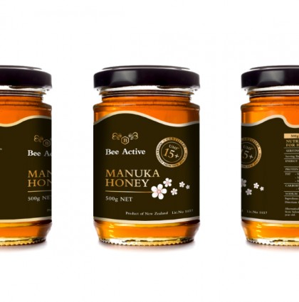 <span>Bee Active</span> Manuka Honey Brand Identity